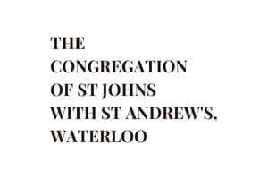 logo for The Congregation of St John's with St Andrew's Waterloo