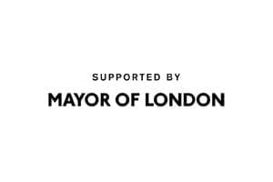 text stating Supported by Mayor of London