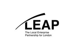 Logo of LEAP, the Local Enterprise Partnership for London
